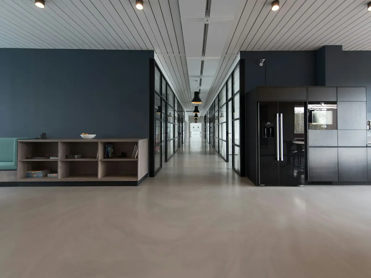 Commercial office windows — illustrative
